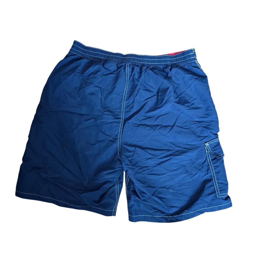 Polo‎ Ralph Lauren Navy Blue Cargo Pocket Swim Trunks Men's Medium - Picture 2 of 10